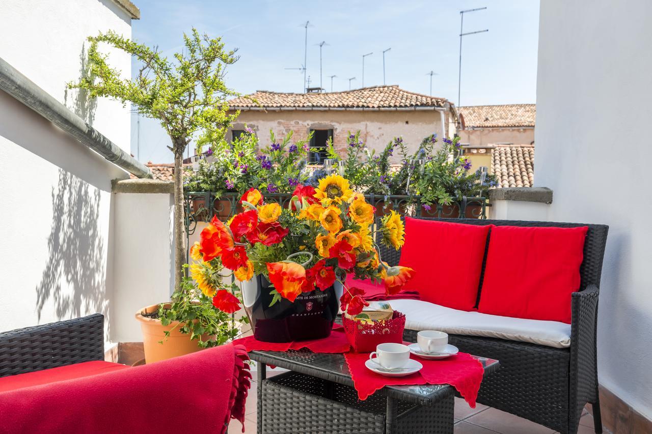 Elegant Terrace Near Piazza San Marco Last Floor No Lift Apartamento